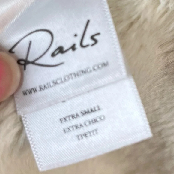 Rails Whitaker Jacket Faux Fur Lining Sage Camo Contemporary Women’s Casual XS - Picture 9 of 14